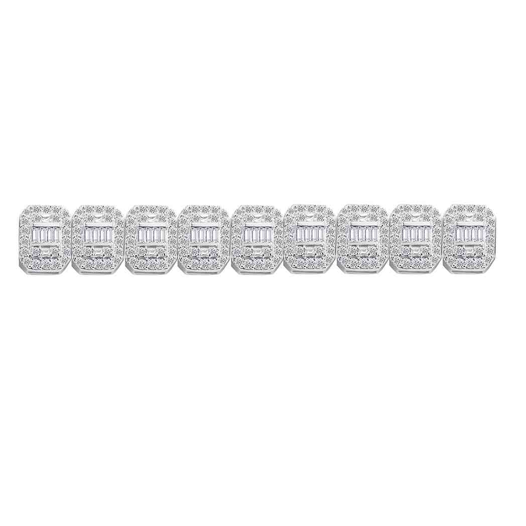 Charm Diamond Baguette Brecelet BR93710A